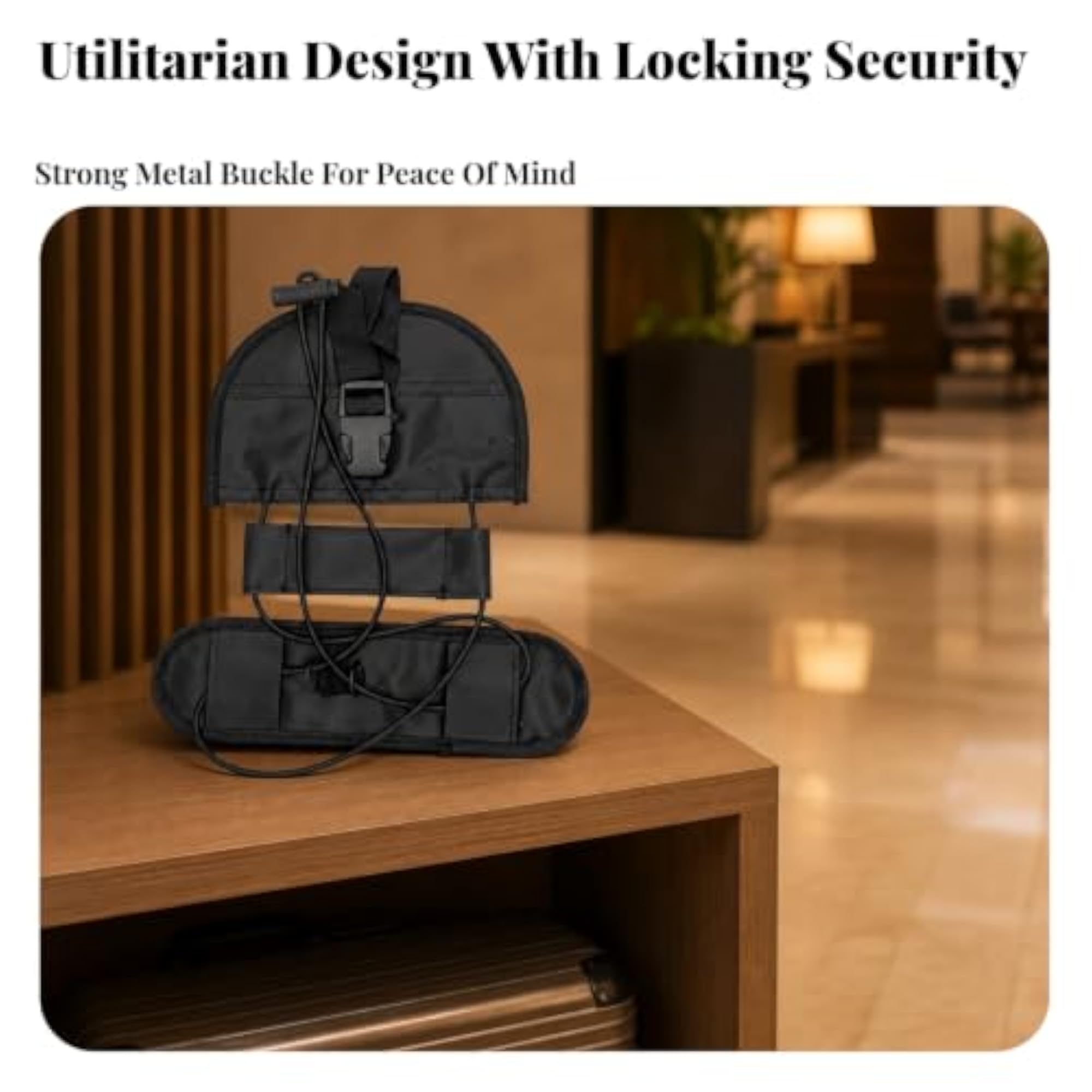 Nylon Luggage Securing Strap, Lightweight Adjustable