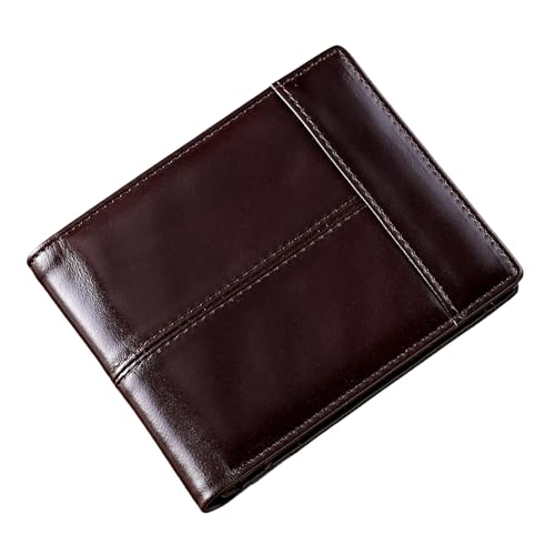 Portefeuille compact anti encombrement homme compartiment monnaie et emplacements multiples cartes