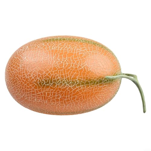 KHIronHive - Melon en plastique brillant Simulation Fruit pour la maison et la cuisine, pour les fêtes et la photographie (C)