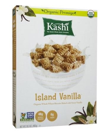 Kashi Organic Promise Cereal - Island Vanilla - 16.3 oz (Pack of 3)