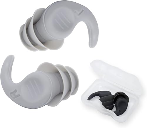 2 pares de tapones para los oídos para dormir, reducción de ruido, de silicona, impermeables, súper suaves, reutilizables para conciertos, trabajo,