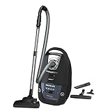 Rowenta RO7755 Silence Force Allergy+ Bodenstaubsauger mit Beutel | Effitech-Motor | 75 dB(A) | 4,5 Liter Fassungsvermögen | 750 Watt Leistung | Schwarz