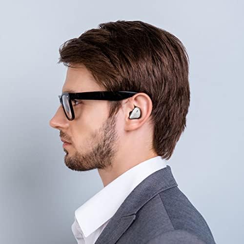User wearing GLIDiC TW-6100 Earbuds