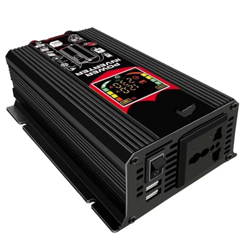Inversor coche de 6000W: soluciona la falta de enchufes en tu automóvil transformando 12V a 220V