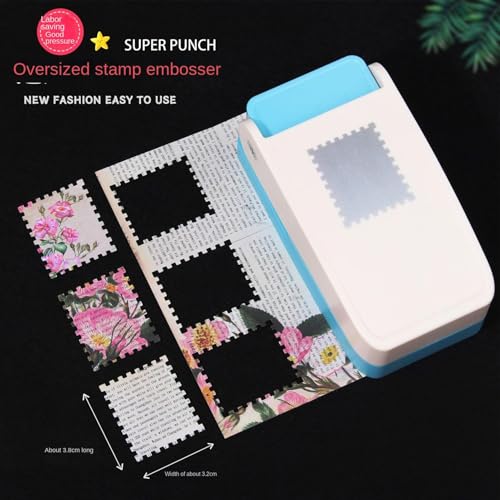 Herramienta perforadora de papel cuadrada y rectangular para manualidades con corte limpio 5