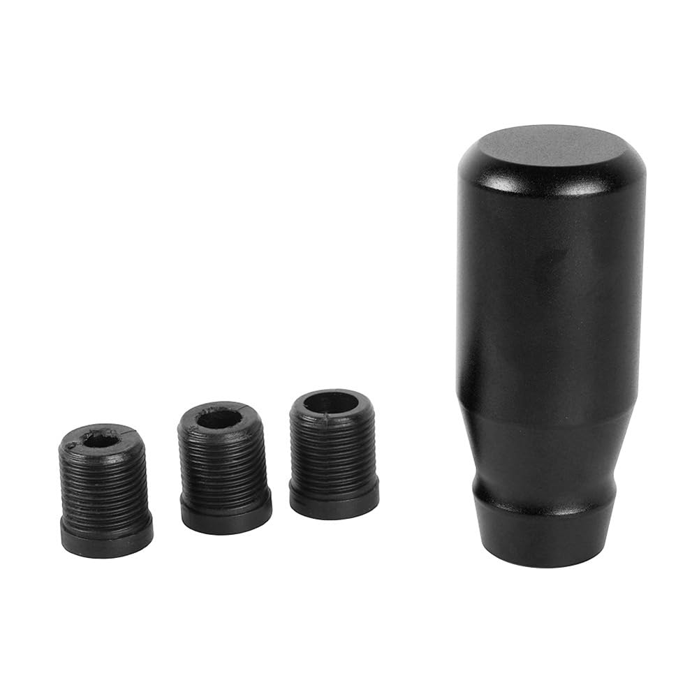 Jnchdghwa Black Gear Shift Knob 80Mm Aluminum Weighted Car Manual Gear Lever Control For Most Vehicles B