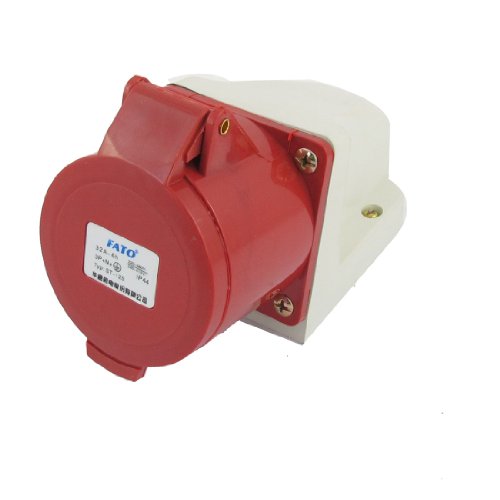 Prise industrielle câblée 16A protection maximale disjoncteur ST-114