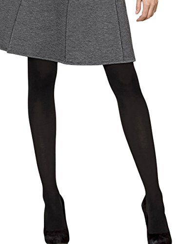 Hanes Silk Reflections Women's Script Opaque Tights with X-Temp Technology, Control Top