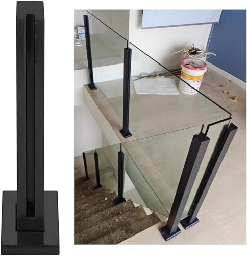 Abrazadera de barandilla de vidrio para evitar caídas en escaleras interiores