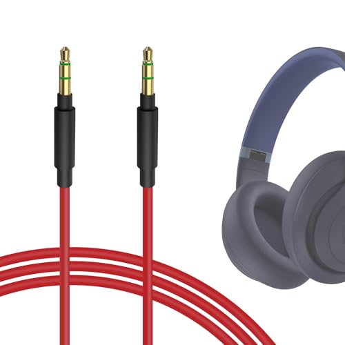 Geekria Audio Cable Compatible with Beats Studio Pro/3/2, Solo 4/3/2, Mixr, Pro Headphones, 1/8