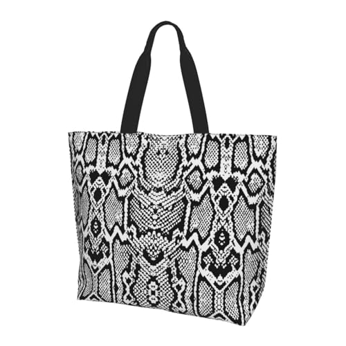 Bolso De Mano Piel De Serpiente Mujer Tote Bag Impermeable Bolsos De Hombro Elegante Bolso Tote Para Oficina Trabajo Viaje