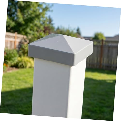 Capuchón de PVC para poste protector de columna impermeable PLAFOPE 8 uds 5