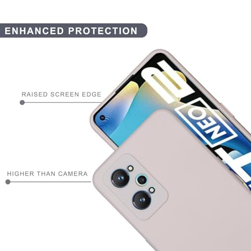 Image of SPRIG Compatible with Realme GT Neo 3T Premium FlexTone (TPU) Back Cover Drop Tested Shock Proof Mobile Case for Men, Women, Boys and Girls with Camera Protection (White)