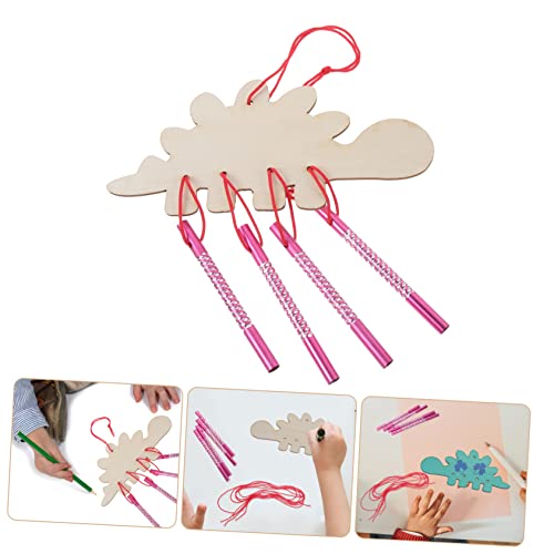 24 Sets Wooden Wind Chimes Wooden Decor Wood Crafts For Adult Arts And Crafts Graffiti Wind Bell Wood Doodle Wind Chime Art Hanging Wind Bells Rabbit Material Wood Elder #TOP3