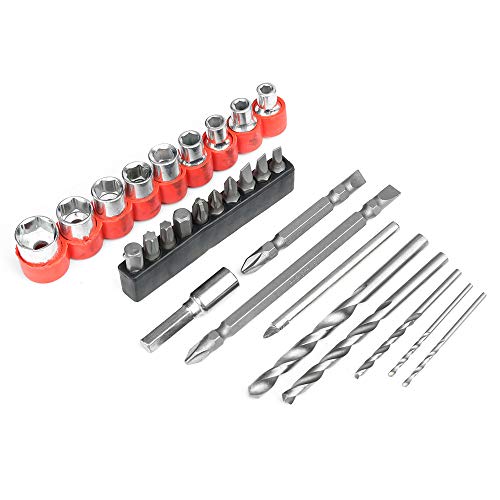 TuToy Power Tool Accessories Drill Bit Screwdriver Bits Set For Electric Hammer Drill Driver Accessories Kit