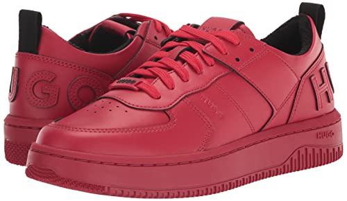 Image of Hugo Mens Back Logo Lace Up Sneakers | Casual Shoes