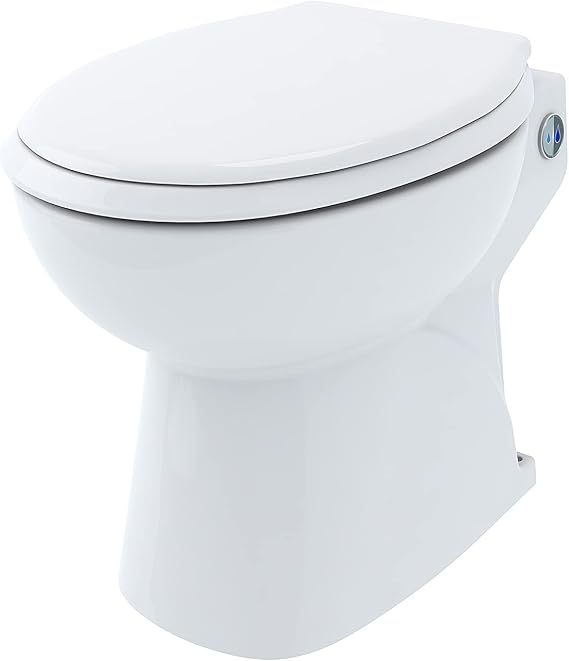 Aquacompact Silence WC Broyeur Intégré | Double Chasse Éco 2/4L | Moteur 500W Silencieux | Fabrication Française