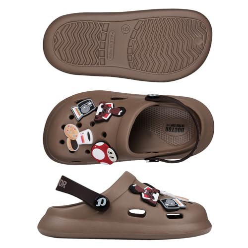 Image of DOCTOR EXTRA SOFT Unisex-Child Kids Classic Ultra Soft Clogs /Sandals with Adjustable Back Strap| Comfortable & LightWeight| Stylish & Anti-Skid| Indoor & Outdoor Casual Sports Mules Boys & Girls D-529