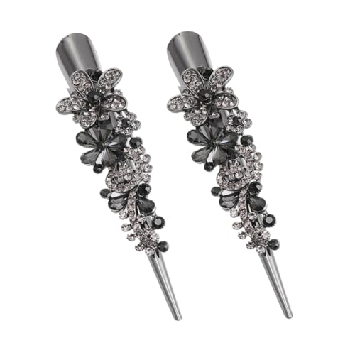 Ipetboom 2 Pinzas Para El Pelo Para Maquillaje Pinzas Para Seccionar El Cabello Pinzas Para Peinar El Cabello Pasadores Para El Cabello Pinzas Para Recortar El Cabello Pasadores Con