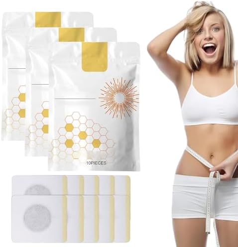 EXGYAN Bee Venom SLI_mming Patches, Bee Venom Lymphatic Drainage Patches, Bee Venom Patches, Bee Venom Lymphatic Drainage Patches for Women & Men(3 Bags/30pcs) EXGYAN Bee Venom SLI_mming Patches, Bee Venom Lymphatic Drainage Patches, Bee Venom Patches, Bee Venom Lymphatic Drainage Patches for Women & Men(3 Bags/30pcs)