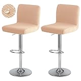 Protection: Ces housses donneront une protection complète pour votre tabourets hauts，n＇inquiétez pas des taches, de la nourriture accidentelle, des déversements de liquide, de l'usure, celles qui prolongent bien la vie de l＇utilisation de votre chaise．