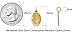Solid 14k Yellow Gold Catholic Patron Saint Christopher Medal Oval Charm Small Pendant - 21mm x 11mm - Jewelry Gifts For Women Wife Mom Gifts For Men Husband Dad