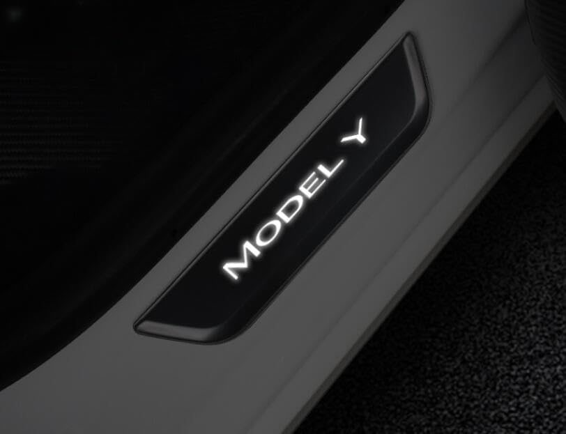 Amazon | Tesla用/テスラ Model 3/Y用 LEDスカッフプレート サイド
