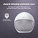 Elvie Curve - Manual Wearable Breast Pump - Hands-Free, Kick-Proof, Portable Silicone Pump That Can Be Worn in-Bra for Gentle, Natural Milk Expression - Breast Feeding Essentials
