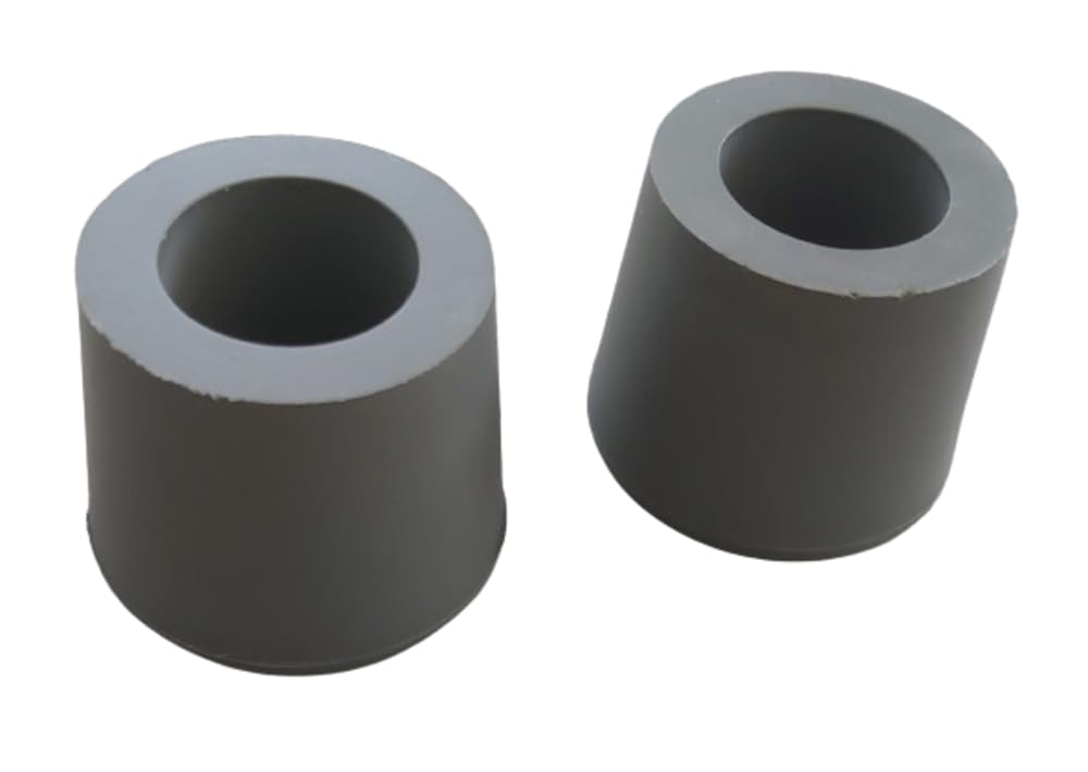 Contera Gris Andador Forta Tubo 22 mm Dos unidades