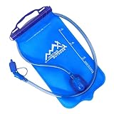 Bolsa de agua de trekking – Reserva impermeable para beber 1,5 L 2 L | Bolsa de hidratación para mochila | Ciclismo, camping, escalada, pesca, aventuras al aire libre