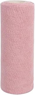 Kissmii Toallitas de limpieza reutilizables, rollos de microfibra para el hogar, paños de cocina, papel de lavado, toallas, color rosa