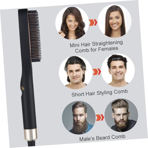 Cepillo eléctrico para barba y cabello Alipis negro miniatura 5