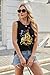Magical Castle Tank Top Women: Magic Kingdom Shirts Cute Graphic Holiday Vest Summer Vacation Sleeveless Shirt Black