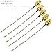 TUOLNK IPX MHF1 to SMA Cable,SMA Female to U.FL IPX RG178 for GPS Module Mini PCI UFL to SMA WiFi Antenna Extension Cable 4inch (10cm) 5pcs