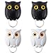 Oenothera 4 St&uuml;cke Eule Schl&uuml;sselhalter, Schl&uuml;sselanh&auml;nger Aufh&auml;ngen Wand, Schl&uuml;sselaufh&auml;nger, f&uuml;r Zuhause, B&uuml;ro, Zubeh&ouml;r, Dekorations Geschenke