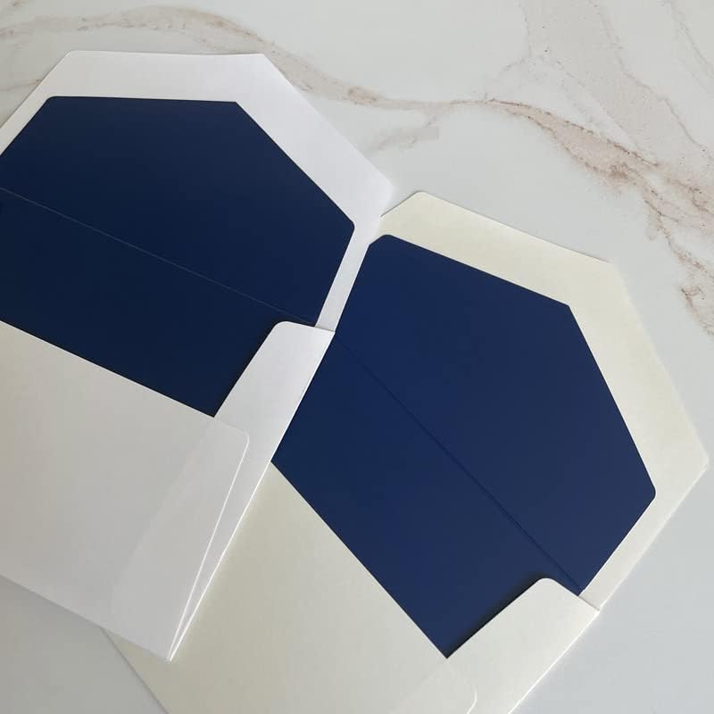 Gold Foil Border Personalized Fold Notes - Custom Raised Ink Stationery