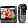 Sonnette Sans Fil avec Caméra 1080P IP65 Étanche - Écran Ips de 4,3" - Sonnette Sans Fil Avec Caméra HD 170° - Visiophone IP69 Audio Bidirectionnel étanche Interphone Vision Nocturne Infrarouge