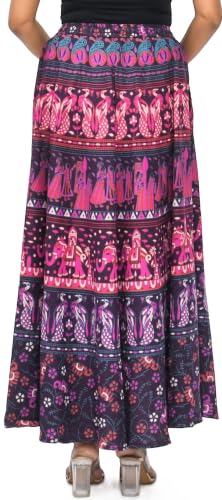 Image of Premium Cotton Skirt for Women with Pocket, Free Size