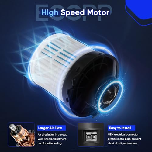 Image of ECCPP AC Blower Motor for Nissan Versa 2012-2019, Note 2014-2018 700285 | Fit for 2012-2019 Nissan Versa, 2014-2018 Note Heater Fan AC Blower Motor Replacement 700285
