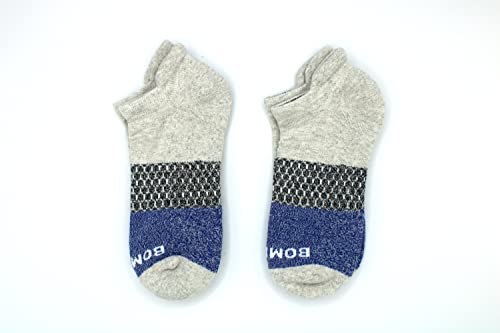 Bombas Women's Originals Ankle Socks, (Grey/Blue)3