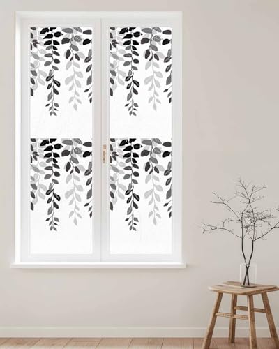 Película de privacidad para ventana, gris 17 x 78 pulgadas miniatura 2