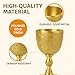 Vintage Chalice Medieval Brass Wine Goblet, 1 Piece Decorative Wine Glass Communion Cup with Royal Embossed Design, Perfect Ideal for Gifting, Home Décor, and Ceremonial Use (Without Velvet Box)
