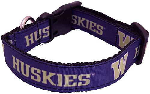 Collegiate Dog Collar Washington Huskies