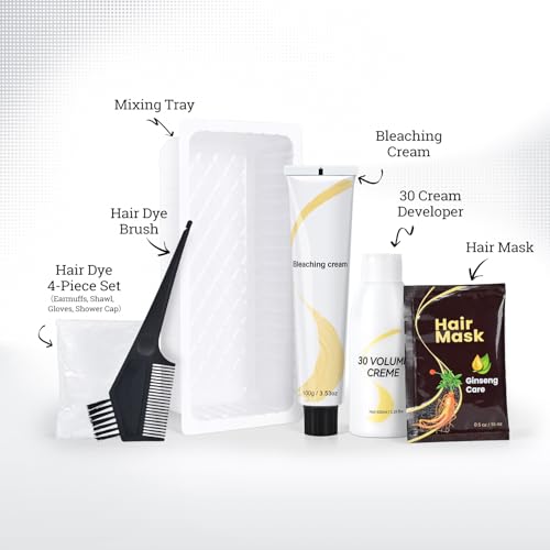 image for BELEZALIB Hair Bleach Kit, Hair Lightener for Dark Hair, Color-Freedom