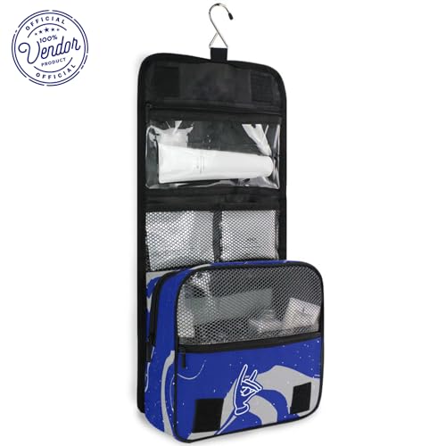 Zeta Phi Beta Paraphernalia - Finer - Toiletry Travel Bag Organizer with Hanging Hook - Cosmetic Make-Up Case for Women - Official Vendor4