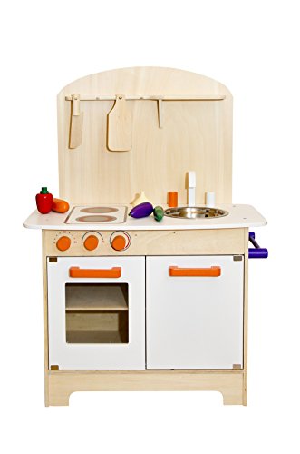 Glow2B Spielwaren 1000016 Houten keuken met veel accessoires