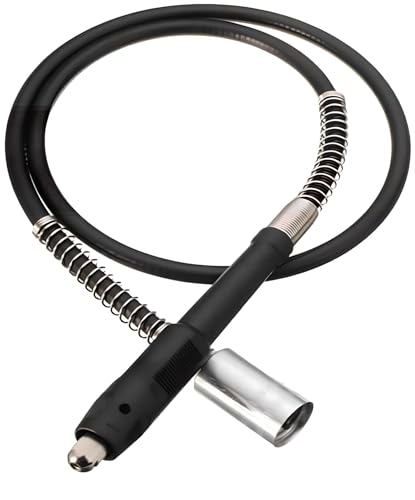 Chiloskit Mandrin d'extension flexible sans clé pour meuleuse M19 x 2 mm compatible avec outil rotatif Dremel