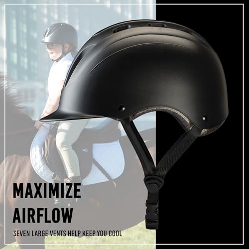 Image of Troxel Sport 2.0 Injection Molded Horse Riding Helmet, Lightweight Adjustable Design, Safety Horseback Riding Gear