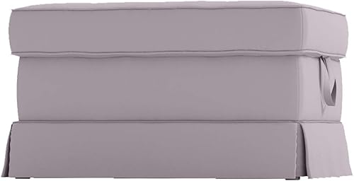 Miniatura 37 de La funda de sofá de repuesto es compatible con el sofá IKEA de tres plazas o el sofá Ektorp de 3 plazas. Solo funda. Funda Ektorp (poliéster Beige