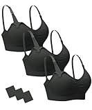 Stelle Nursing Bras Maternity Bra for Breastfeeding Pregnancy Wireless Bralette with Pads, Extenders & Clips